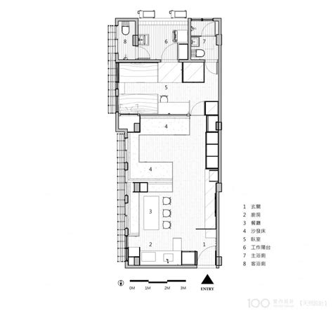 小坪數長型屋格局|13坪狹長小宅格局重整！收納、空間感大翻倍